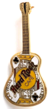 Hard Rock Cafe Las Vegas Guitar Pin King Playing Card Theme Casino Nevad... - $13.99