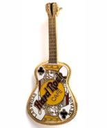 Hard Rock Cafe Las Vegas Guitar Pin King Playing Card Theme Casino Nevad... - $19.00 CAD