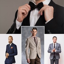 Mens Suit Custom Made to Measure Business Wedding Groom All Sizes, Fit &amp; Colors - £133.74 GBP