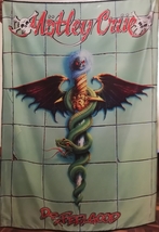 MOTLEY CRUE Dr. Feelgood Album FLAG CLOTH POSTER BANNER CD Glam Metal - £15.98 GBP