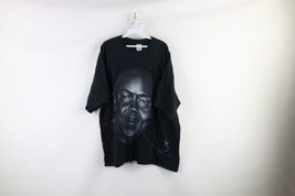 Vintage Y2K Streetwear Mens 2XL Distressed Rap Hip Hop Air Brushed T-Shirt Black - £30.92 GBP