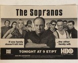 The Sopranos Vintage Tv Guide Print Ad Advertisement James Gandolfini TV1 - $5.93