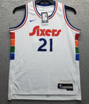 NBA Philadelphia 76ers Nike Dri-Fit Jersey Basketball Youth L Multi Embi... - $924.33 MXN