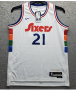NBA Philadelphia 76ers Nike Dri-Fit Jersey Basketball Youth L Multi Embi... - $49.61