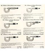 1922 N.T. Bushnell Micrometer Calipers Tool Advertisement Catalog Hardwa... - €21,30 EUR