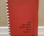 The Excecutive Secretary&#39;s Desk Manual, 1968, Spiral Bound - $8.54