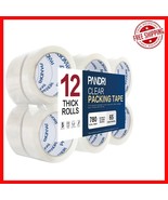 12 Rolls Heavy Duty Clear Packing Tape - Perfect for Shipping &amp; Moving S... - $837.37 MXN