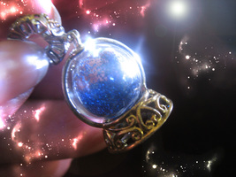  Haunted Free With $99 Harnessing Highest Sight Crystal Ball Necklace Witch - £0.00 GBP