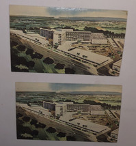 Beverly Hills CA postcard : The Beverly Hilton Hotel 1960s art aerial vi... - £3.04 GBP