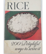 Vintage Recipe Leaflet 1935 Southern Rice Industry Cook Booklet 200 Pape... - $12.86