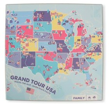 Grand Tour USA Educational Game Learn About States and Travel Sealed New - £14.59 GBP
