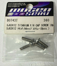 Mugen Seiki Racing B0743T Sjg 3X12 Titanium F/H Cap Screw (4 Pcs) Rc Part 360 - £3.07 GBP