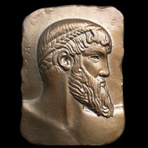 Zeus Poseidon of Artemision plaque in Bronze Finish Replica Reproduction - £14.78 GBP