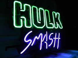 New Hulk Smash Marvel Studio Neon Light Pub Sign 16&quot;x13&quot; [High Quality] - £109.19 GBP