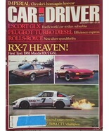 Car And Driver Magazine January 1981 Mazda RX-7 Chrysler Imperial Escort... - $199.49 MXN