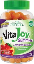 21st Century Vita Joy Adult Multivitamin Gummies - 75 gummies, Pack of 2 - £27.17 GBP