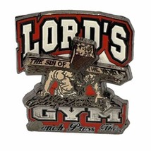 Lord’s Gym Jesus Christ Christian Religious Enamel Lapel Hat Pin Pinback - £4.66 GBP