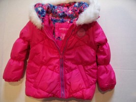 LONDON FOG Toddler Girl Quilted Puffer Jacket PINK Size 2T NEW $70 - £19.55 GBP