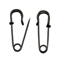 Gun Black Safety Pins 30Mm X 10 Mm Size Jewelry For Kilts Blankets Skirt... - £13.36 GBP