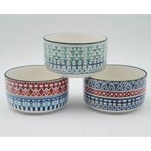 Signature Housewares Stoneware Microwavable Bowls Set of 3 - £18.69 GBP