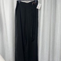 Soft Surroundings Women&#39;s Pants Black Flowy Size Small Tall - $23.76