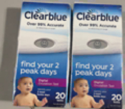 Clearblue digital ovulation test 20 test, 2 Pack, Exp 05-31-2024 - £31.56 GBP