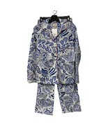 The Lazy Poet Emma Persian Blue Cotton Pajama Set Size Small New with tags - $202.22 CAD