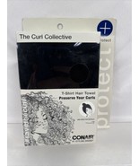 Conair Curl Collective Protect Rectangle T-Shirt Hair Towel Wrap D67 - £11.70 GBP