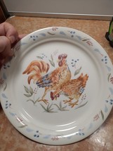 1 Corelle SANDSTONE COUNTRY MORNING Rooster Lunch Luncheon Plates 8.5&quot; - £6.57 GBP