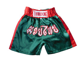 M KIDS Muay Thai Boxing Shorts Pants MMA Kickboxing unisex green Sport - £14.14 GBP