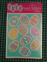 Vintage Hallmark Easter Egg Stickers 1996 Sealed Package - $10.39