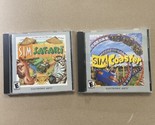 Electronic Arts Sim Coaster  and Sim Safari Pc Games in Jewel Case As shown - $11.15