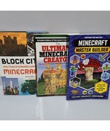 Minecraft Book Lot Of 3 Building Themed - $15.43