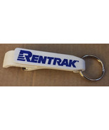 Vintage 1980s Promotional Advertising White Plastic Blue Lettering Rentr... - $23.93