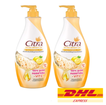 2 x Citra Extra White UV Aura Body Lotion SPF20 Pearl, Lime Essence SPF 20 500ml - £31.63 GBP