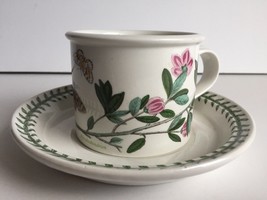 Portmeirion Botanic Garden Mug and saucer Rhododendron Lepidotum Made in England - £11.48 GBP