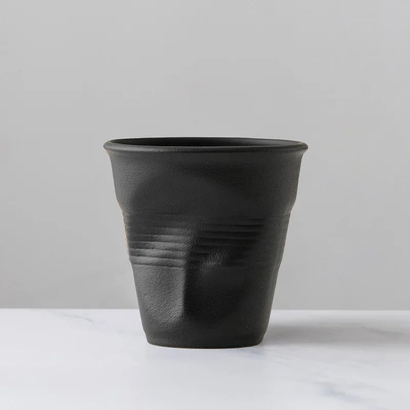 Mini 3/6oz 90/180ml Creative Irregular Coffee Cup Retro Capacity: 76-90m... - $3.58