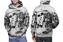 Mickey and Minnie Mouse Mens Graphic Zip Up Hooded Hoodie - £27.79 GBP+
