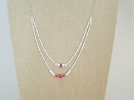 Eliot Danori 16&quot; w 2&quot; ext Silver-Tone Crystal Jeweled Necklace C812 $128 - £26.23 GBP