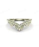 Unique Art Deco Design 925 Sterling Silver Handmade Modern Ring Band Jew... - €50,70 EUR