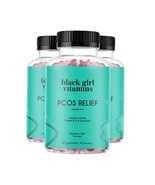 3 Pack Black Girl Vitamins PCOS Relief Cycle Support for Women 180 Gummies - $59.99