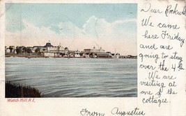 Watch Hill Ri Rhode Island~Panorama VIEW~1905 Burdick Postcard - £5.58 GBP