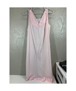Vintage Vanity Fair pink Night Gown Slip Silky Chemise USA Made Womens S... - $652.13 MXN