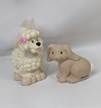 Fisher Price Little People Pet Dog Poodle Rabbit Lot - $12.95