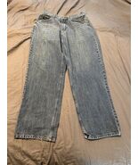 Ecko Unlimited Baggy Fit Jeans Men’s 32 Blue Denim Y2K Streetwear Yellow... - €32,99 EUR