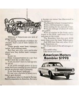 1969 American Motors Rambler 128 HP Advertisement Automobilia Gingerbrea... - $29.99