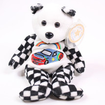 JC Celebrity Bears #24 Jeff Gordon NASCAR Beanbag Plush Rainbow Race Car Teddy - £7.02 GBP