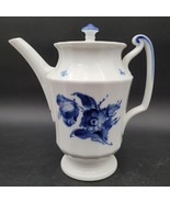 Antique c.1900 Royal Copenhagen Blue Flowers Vintage 8502 Coffee Pot - 5... - $54.14 CAD