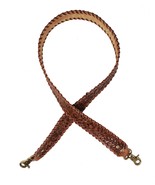 Western Floral Tooled Laced Leather Replacement Purse Shoulder Strap 115JQ01 - $49.49