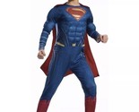 Nuovo Rubie&#39;s Justice League Superman Costume Bambini Capo Crowbar Tagli... - £14.38 GBP